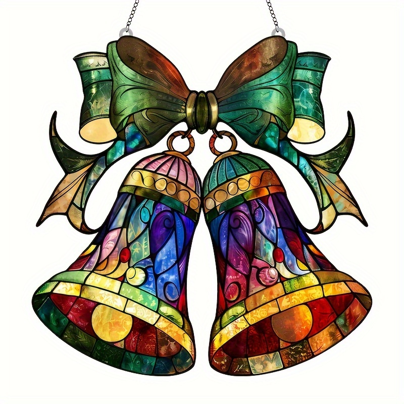 Christmas Bells Suncatcher 8"x8" - Festive Window & Wall Decor, Acrylic Holiday Plaque, Home, Kitchen, Bedroom, And Outdoor Celebrations
Christmas Bells Suncatcher 8"x8" - Festive Window & Wall Decor, Acrylic Holiday Plaque, Home, Kitchen, Bedroom, And Outdoor Celebrations