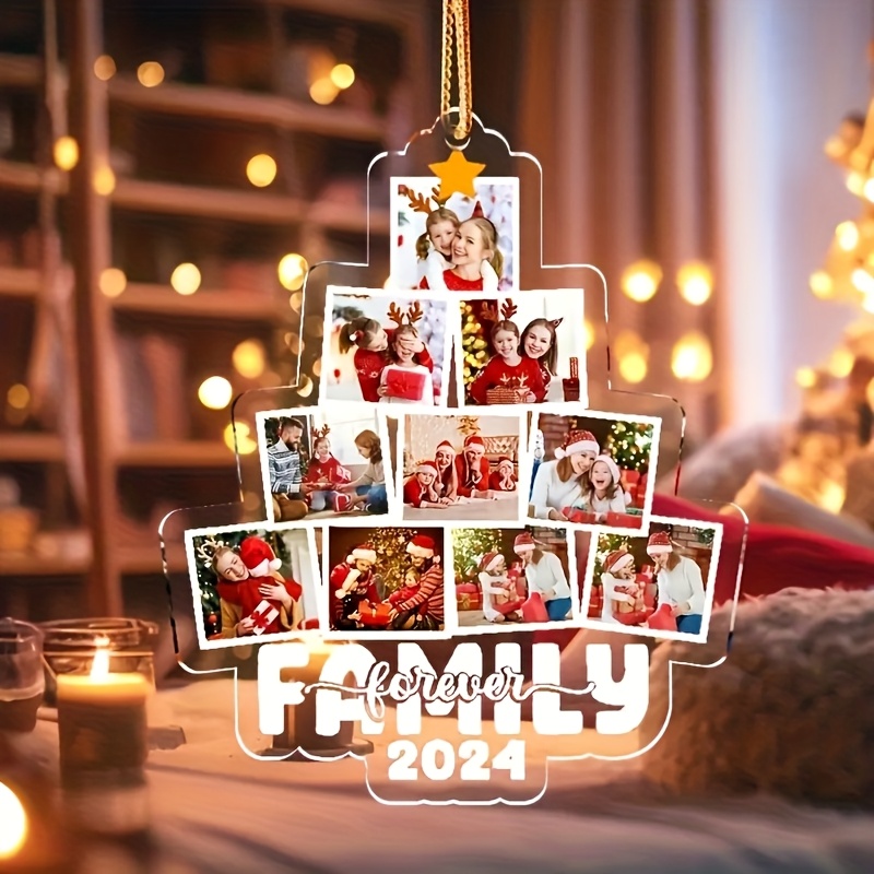 Custom Acrylic Family Christmas Tree Ornament - Personalized Photo Pendant, No Power Needed, Featherless Holiday Decor, Christmas Tree Decorations
Custom Acrylic Family Christmas Tree Ornament - Personalized Photo Pendant, No Power Needed, Featherless Holiday Decor, Christmas Tree Decorations