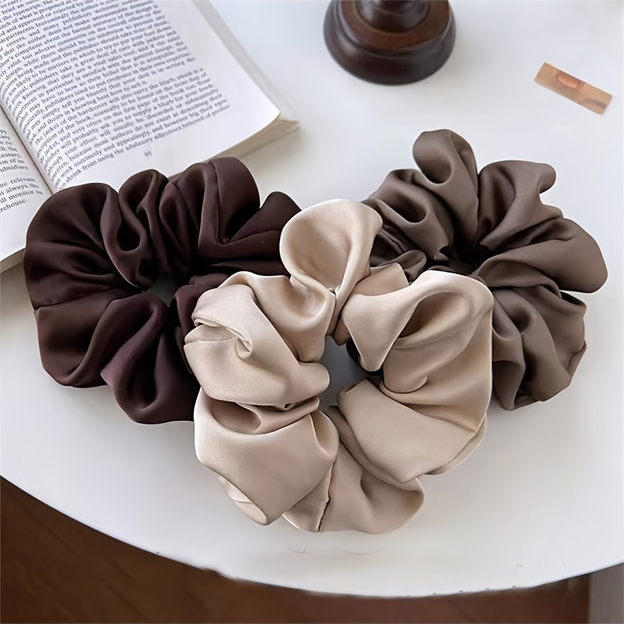 3pcs Vintage Rope, Large Hair Band, Minimalist Solid Color Hair Ring For Daily Commuting Outdoor Use
3pcs Vintage Rope, Large Hair Band, Minimalist Solid Color Hair Ring For Daily Commuting Outdoor Use