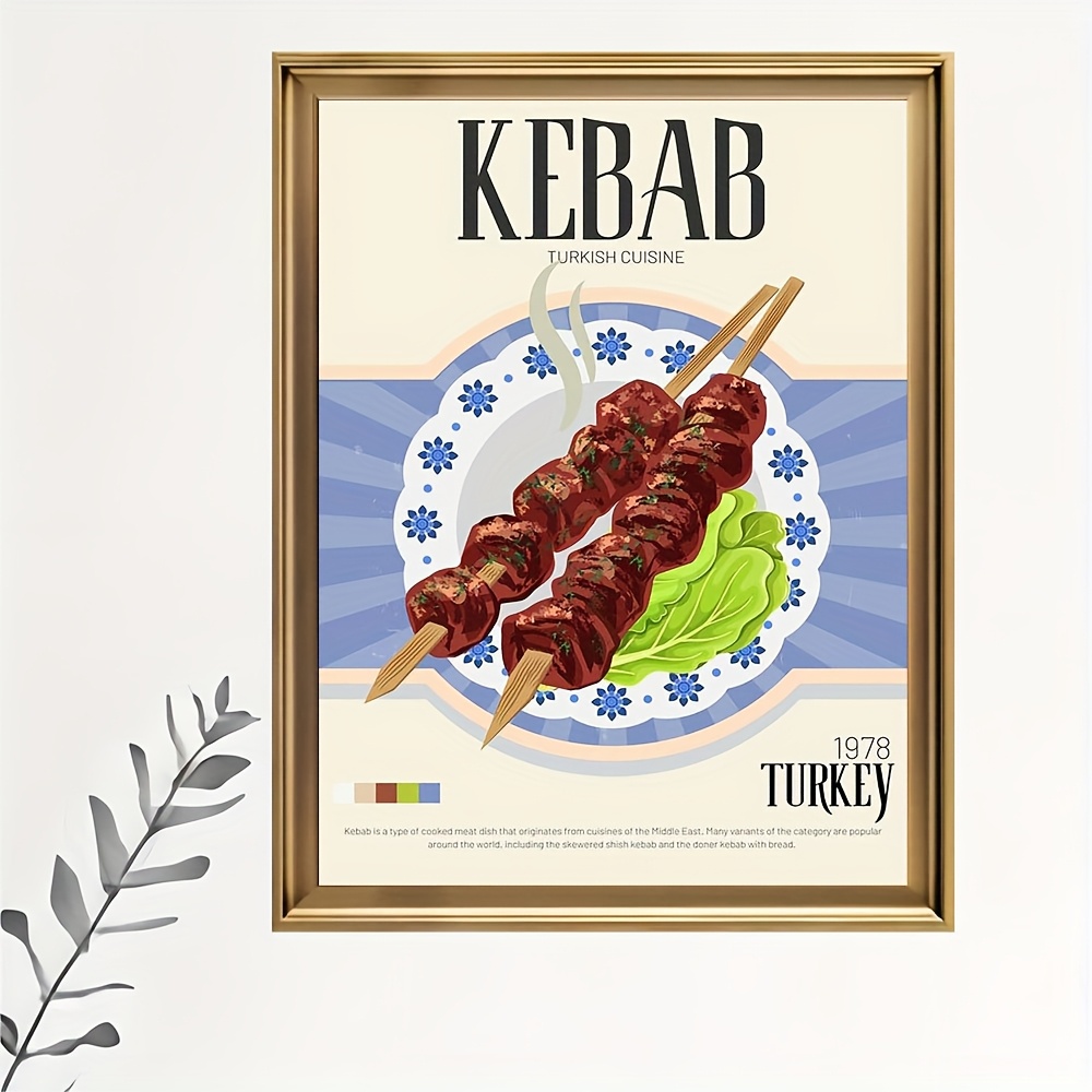 Turkish Kebab Canvas Art Print, High-quality Cloth Poster, Irregular Diamond Painting Kit, Decorative Wall Art, With Ideal For Home, Office, Living Room, Bedroom, Cafe - Perfect Festival Gift
Turkish Kebab Canvas Art Print, High-quality Cloth Poster, Irregular Diamond Painting Kit, Decorative Wall Art, With Ideal For Home, Office, Living Room, Bedroom, Cafe - Perfect Festival Gift