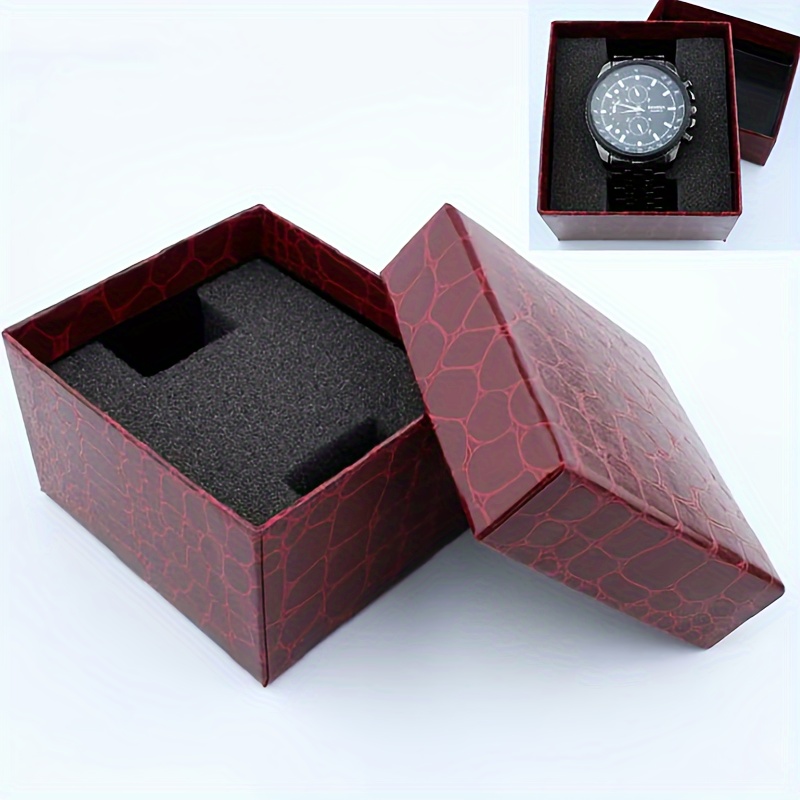 Elegant Patterned Square Watch Box With Thickened Pu Pillow - A Multifunctional Gift Box For Men's And Women's Watches
Elegant Patterned Square Watch Box With Thickened Pu Pillow - A Multifunctional Gift Box For Men's And Women's Watches