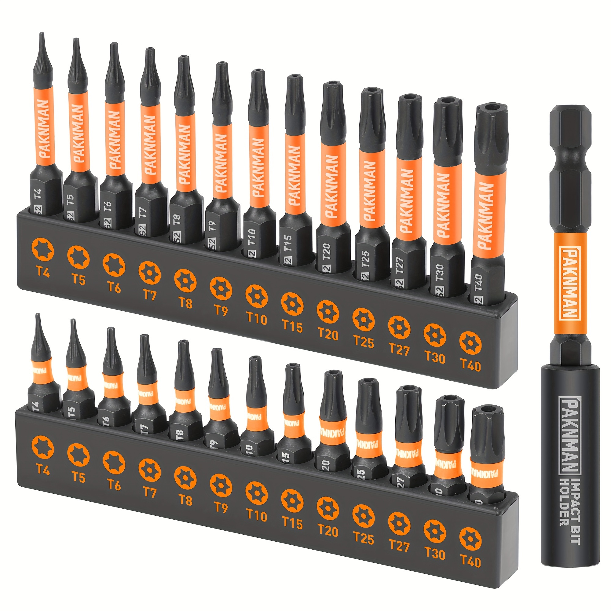 27pcs Set Of Plum Screwdriver Bits, S2 Steel, Anti-tamper Plum Bit Set, 26 Different Specifications Of T-shaped Bits, With Magnetic Impact Drill Bit Holder And Storage Box
27pcs Set Of Plum Screwdriver Bits, S2 Steel, Anti-tamper Plum Bit Set, 26 Different Specifications Of T-shaped Bits, With Magnetic Impact Drill Bit Holder And Storage Box