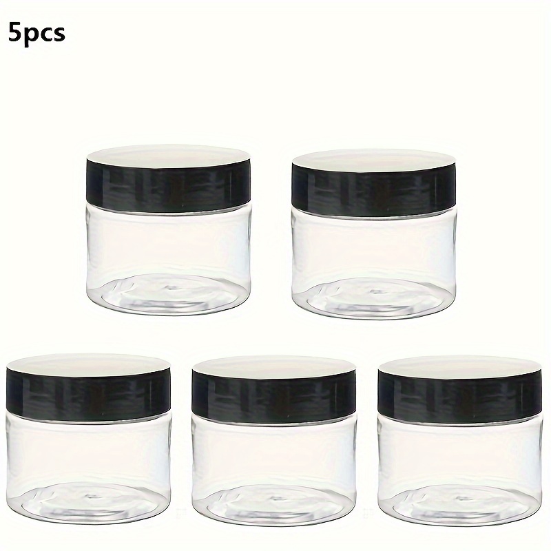 5-Pack 50ml Pots Cosmétiques Plastiques Rechargeables - Contenants de Maquillage Transparent Non Parfumés - Pots de Crème Vides pour le Rangement de Voyage
5-Pack 50ml Pots Cosmétiques Plastiques Rechargeables - Contenants de Maquillage Transparent Non Parfumés - Pots de Crème Vides pour le Rangement de Voyage