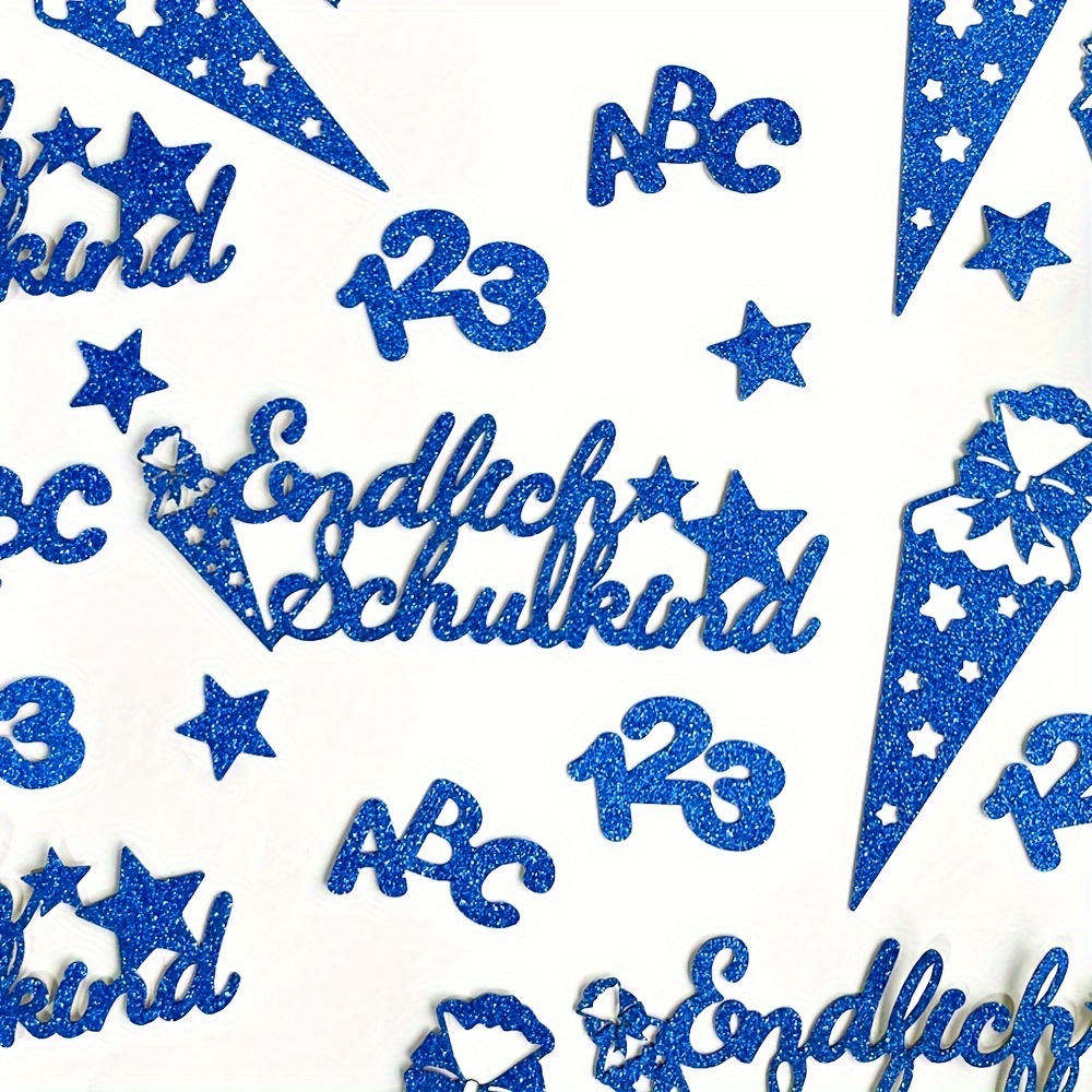 100pcs Glittery Dark Blue Confetti - Large Cone Shape For School Events & Table Decorations, Perfect For Back To School Celebrations
100pcs Glittery Dark Blue Confetti - Large Cone Shape For School Events & Table Decorations, Perfect For Back To School Celebrations