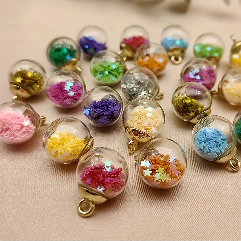 Lot de 20 charmes en verre séquins d'étoiles colorés la de boucles d'oreille DIY, fournitures de pendentif de de la de
Lot de 20 charmes en verre séquins d'étoiles colorés la de boucles d'oreille DIY, fournitures de pendentif de de la de