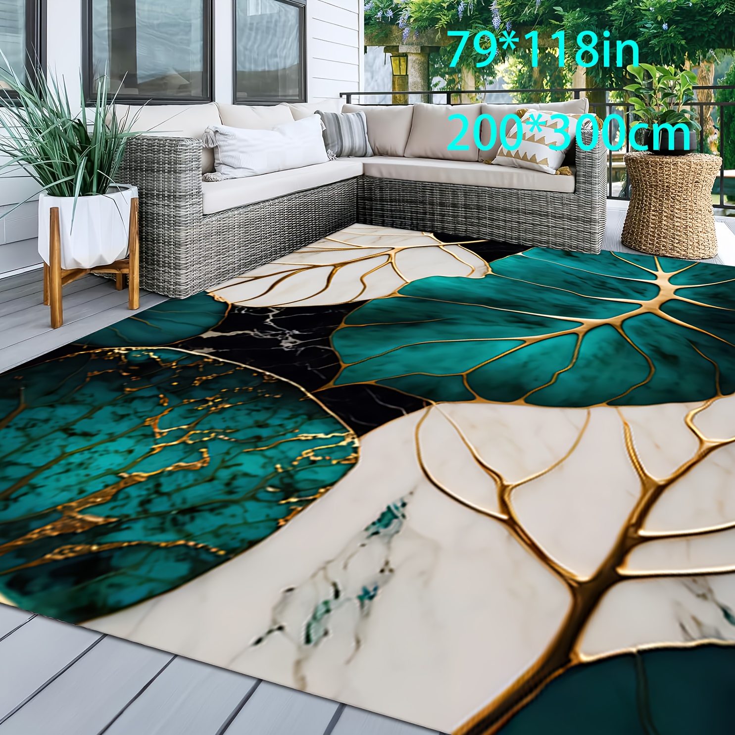 Luxurious Outdoor Rug With Ice Design - Non-slip, Machine Washable For Living Room, Bathroom, Kitchen, Bedroom - Polyester With Unique Dot Pattern Backing
Luxurious Outdoor Rug With Ice Design - Non-slip, Machine Washable For Living Room, Bathroom, Kitchen, Bedroom - Polyester With Unique Dot Pattern Backing
