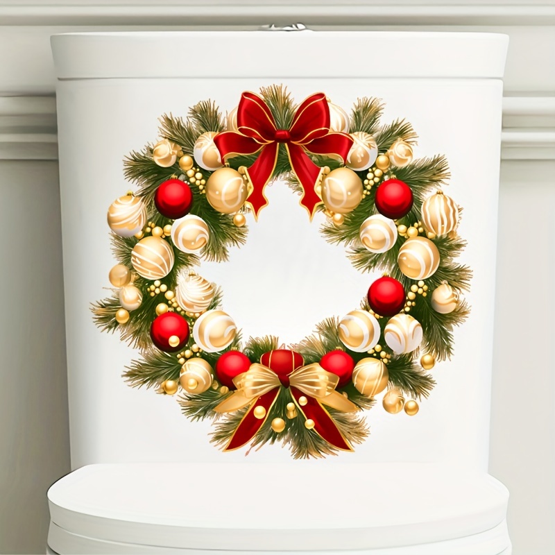 1pc, Christmas Beautiful Toilet Sticker, Toilet Sticker, Tasteless Waterproof Material, Home Wall Decoration Supplies, Toilet Sticker, Door Sticker, Decoration, Room Decoration, Your Home
1pc, Christmas Beautiful Toilet Sticker, Toilet Sticker, Tasteless Waterproof Material, Home Wall Decoration Supplies, Toilet Sticker, Door Sticker, Decoration, Room Decoration, Your Home