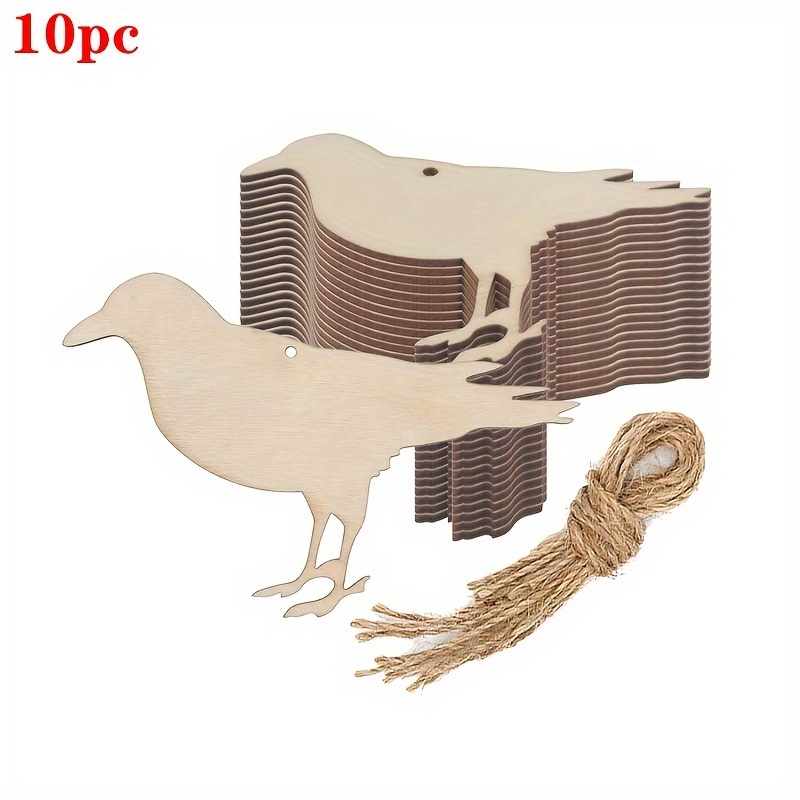 10pcs Wooden Shaped Pendants, Unfinished Wood For Diy Crafts, Halloween Hanging Decorations, Wood Ornaments For Painting, &
10pcs Wooden Shaped Pendants, Unfinished Wood For Diy Crafts, Halloween Hanging Decorations, Wood Ornaments For Painting, &