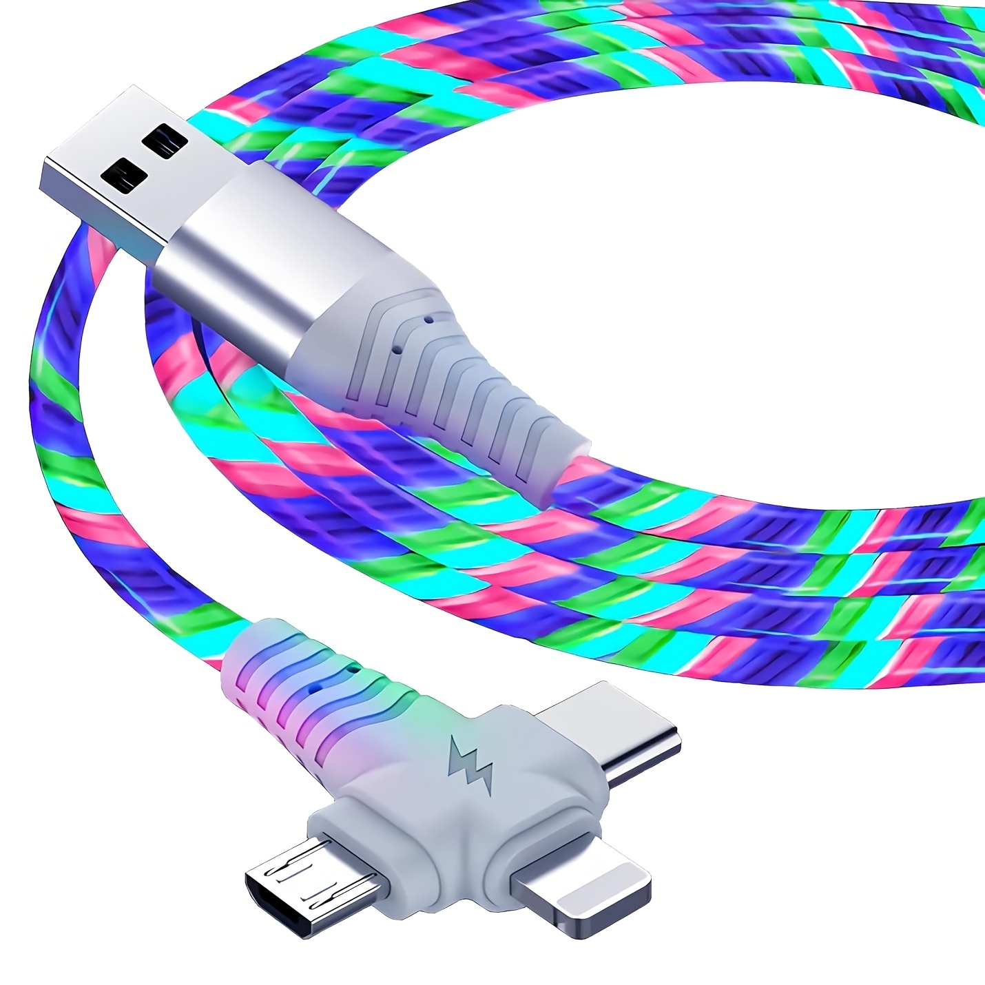 3 In 1 Streaming , 12w Charger, Support Usb Type-c And Micro Usb, Suitable For Iphone 14/ 13/ 12/ 11 / Xs/ Xr/ X / 7/ 6, Samsung, Xiaomi, , Vivo, Lenovo, 10-20w, 10-20w, Pvc, 36v. No Data Transmission
3 In 1 Streaming , 12w Charger, Support Usb Type-c And Micro Usb, Suitable For Iphone 14/ 13/ 12/ 11 / Xs/ Xr/ X / 7/ 6, Samsung, Xiaomi, , Vivo, Lenovo, 10-20w, 10-20w, Pvc, 36v. No Data Transmission