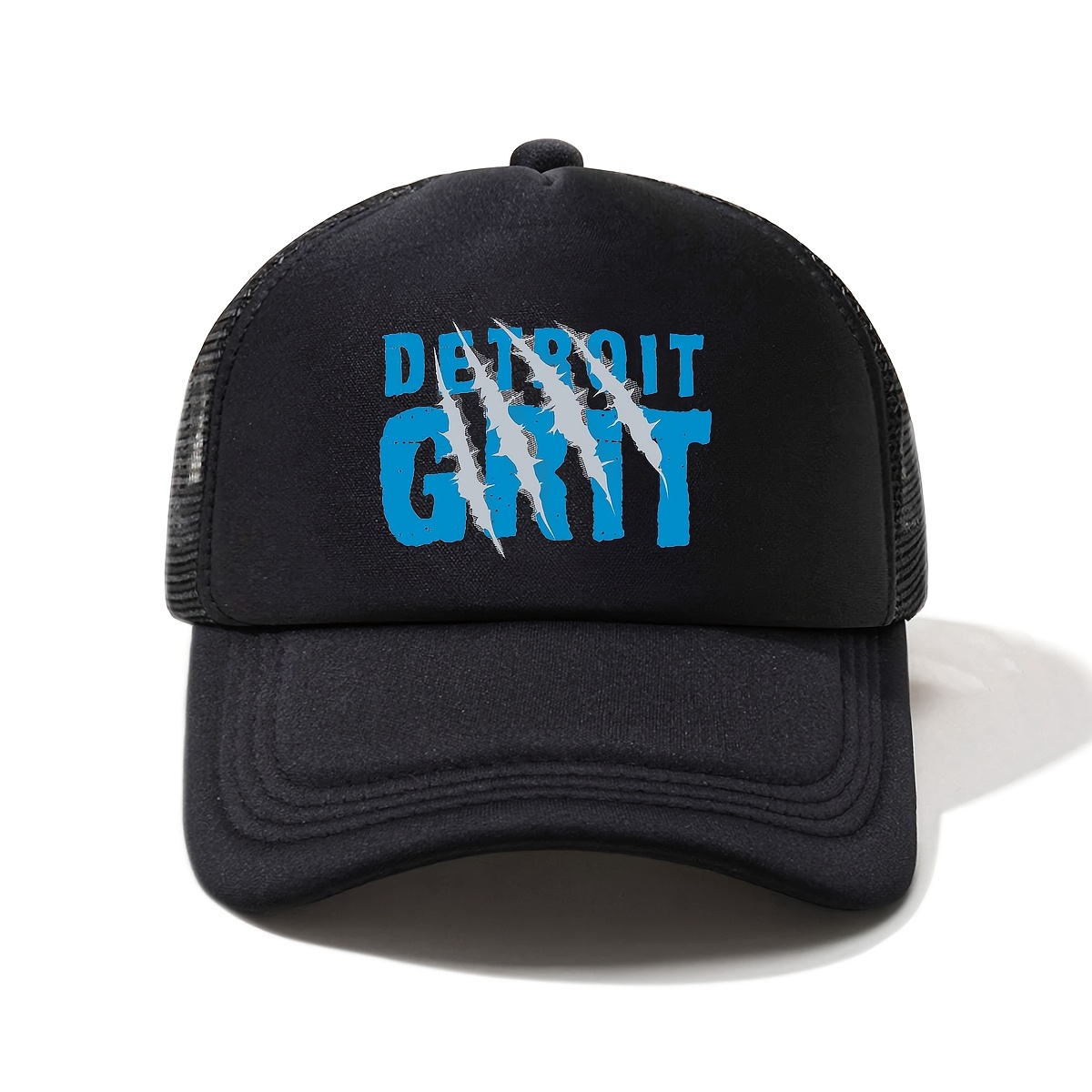 1pc "grit" Printed Half Mesh Baseball Cap Outdoor Sport Sun Hat Lightweight Portable Wear Accessories For
1pc "grit" Printed Half Mesh Baseball Cap Outdoor Sport Sun Hat Lightweight Portable Wear Accessories For