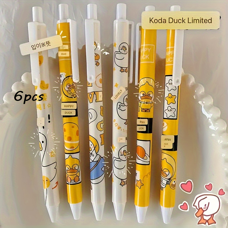 1pc, Random 6 Cartoon Style 0.5mm Gel Pens, Pattern, Retractable Tool, Suitable For Boys And Girls, Plastic Material, No Feathers, For School Supplies And Gift Packaging, Cute Pen Set
1pc, Random 6 Cartoon Style 0.5mm Gel Pens, Pattern, Retractable Tool, Suitable For Boys And Girls, Plastic Material, No Feathers, For School Supplies And Gift Packaging, Cute Pen Set