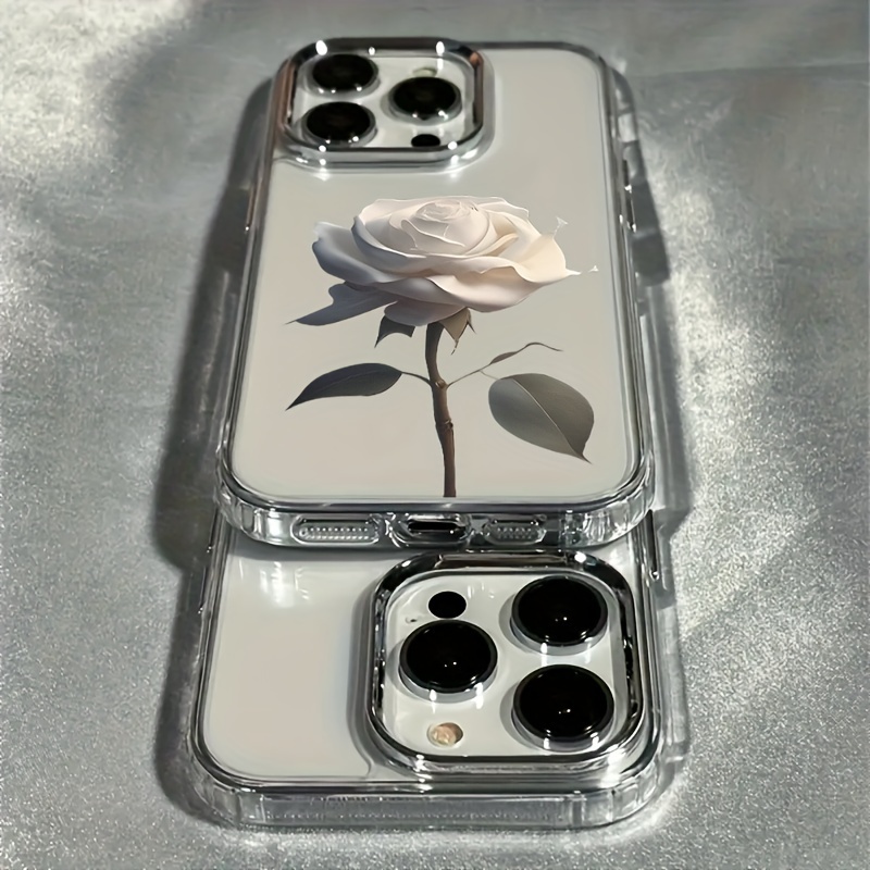 White Rose Soft Case For Iphone 11/pro/max, 12/mini/pro/max, 13/mini/pro/max, 14/plus/pro/max, 15/plus/pro/max - Transparent Protective Cover
White Rose Soft Case For Iphone 11/pro/max, 12/mini/pro/max, 13/mini/pro/max, 14/plus/pro/max, 15/plus/pro/max - Transparent Protective Cover