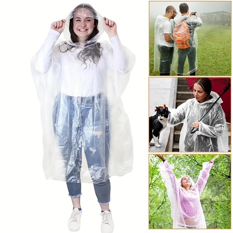 5pcs Disposable Waterproof Raincoat, Outdoor Hiking Mountain Travel Emergency Transparent Portable Adult Poncho
5pcs Disposable Waterproof Raincoat, Outdoor Hiking Mountain Travel Emergency Transparent Portable Adult Poncho