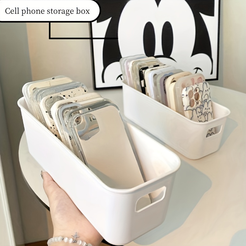 Multi-functional Storage Organizer For Mobile Phone Cases, Cosmetics, Masks - Desktop Basket For Kitchen & Bedroom - Durable Pp Material - 1pc
Multi-functional Storage Organizer For Mobile Phone Cases, Cosmetics, Masks - Desktop Basket For Kitchen & Bedroom - Durable Pp Material - 1pc