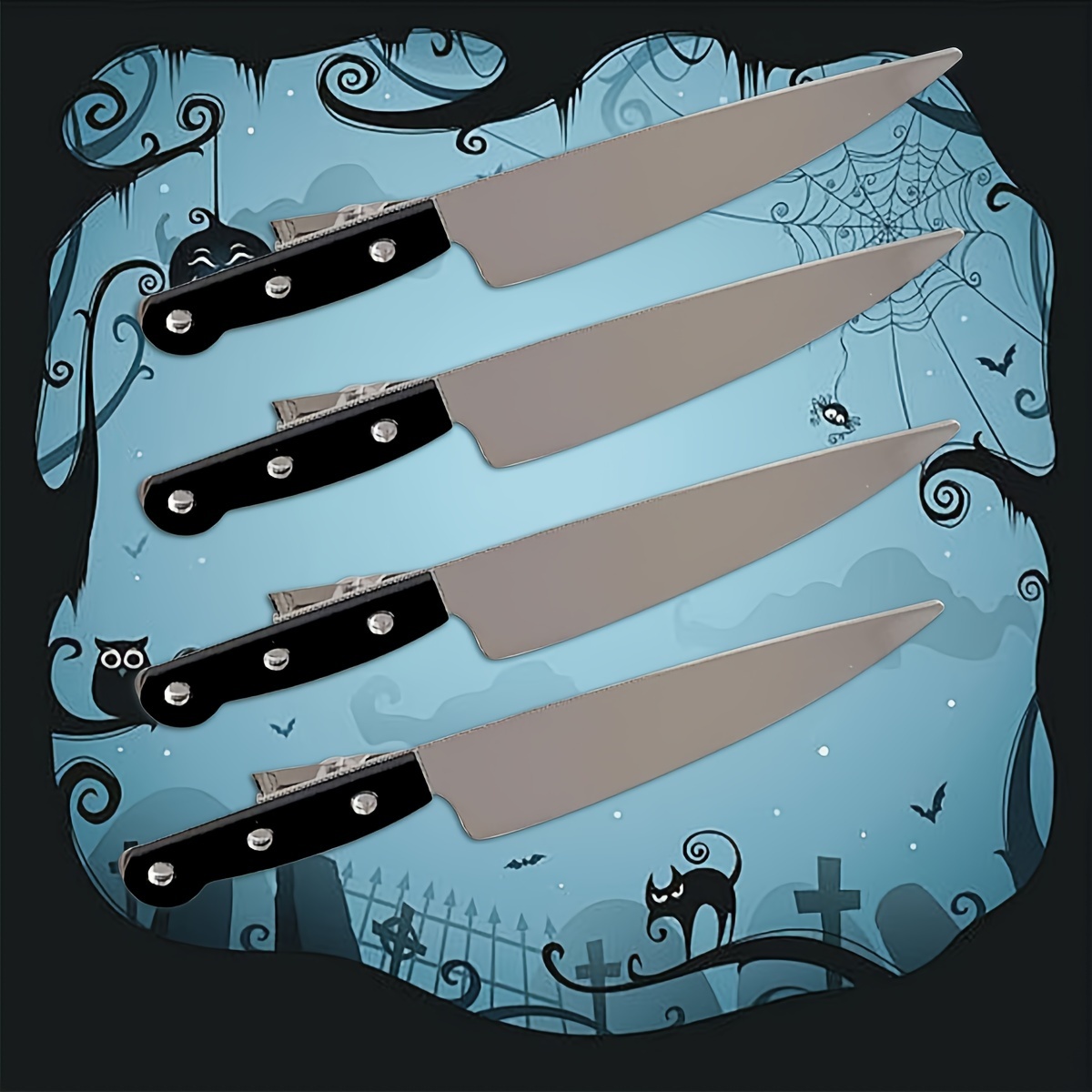 4pcs Set Of Elegant & Cute Knife-shaped Hair Clips - Fun Side Accessories For Women, Halloween
4pcs Set Of Elegant & Cute Knife-shaped Hair Clips - Fun Side Accessories For Women, Halloween