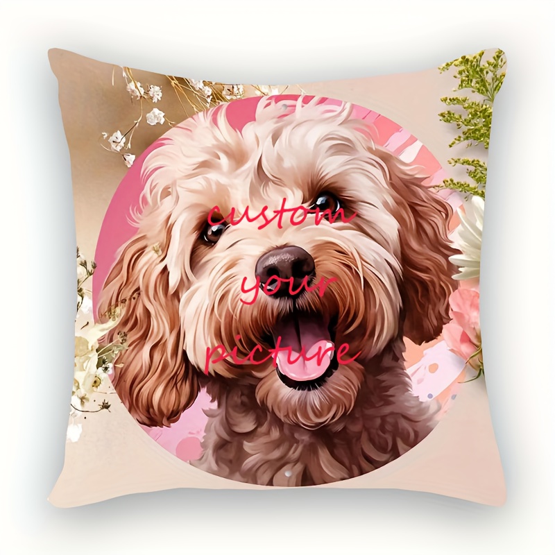 Personalized 18x18" Soft Plush Throw Pillow - Custom Pet Photo & Metal , Perfect Birthday Gift For Couples & , Hand Wash Only, Dog Pillow Covers
Personalized 18x18" Soft Plush Throw Pillow - Custom Pet Photo & Metal , Perfect Birthday Gift For Couples & , Hand Wash Only, Dog Pillow Covers