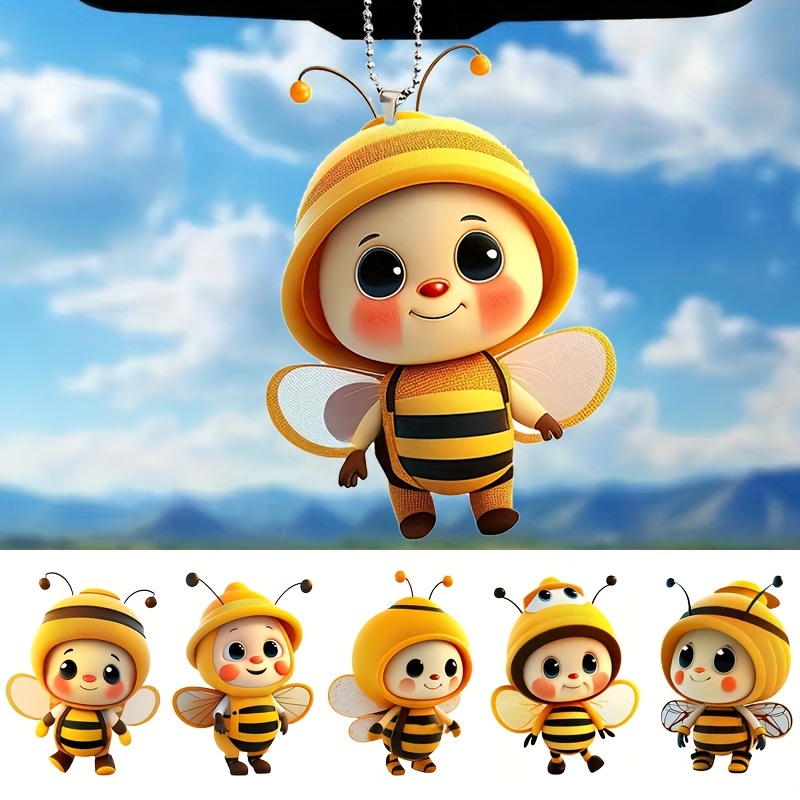 6pcs Cute Bee Home Decoration Car Decoration Backpack Decoration Keychain Party Small Gifts
6pcs Cute Bee Home Decoration Car Decoration Backpack Decoration Keychain Party Small Gifts