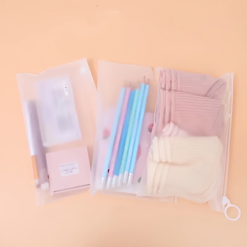 10pcs/set Transparent Storage Bag, Waterproof Comestic Bag, Portable Makeup Pouch, Mini Organizer & Travel Accessories For Socks, Pants
10pcs/set Transparent Storage Bag, Waterproof Comestic Bag, Portable Makeup Pouch, Mini Organizer & Travel Accessories For Socks, Pants