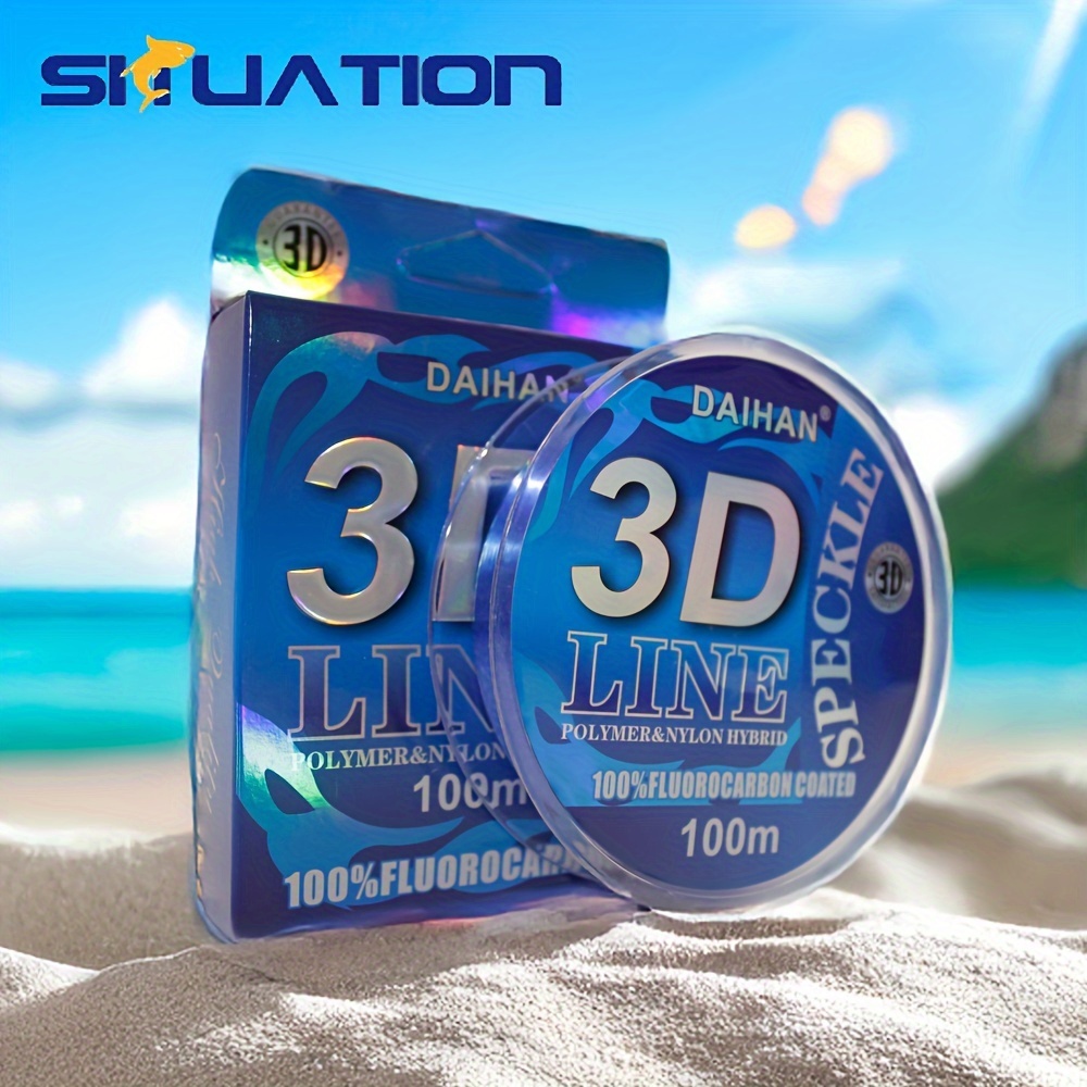 3d Line 100m/109yds Fluorocarbon Coated Fishing Line, Transparent Carbon Fiber Leader, Ice Fly Mono Mainline - Single Spool Easter Festival - Nylon Fabric Material
3d Line 100m/109yds Fluorocarbon Coated Fishing Line, Transparent Carbon Fiber Leader, Ice Fly Mono Mainline - Single Spool Easter Festival - Nylon Fabric Material