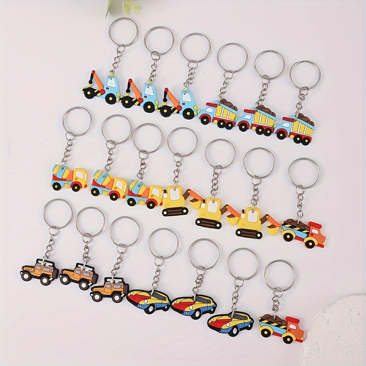 20 Pieces Of Cute Cartoon Car Keychains - Perfect For Ladies Fashion Accessories, Birthday Party Gifts, And Car Decorations
20 Pieces Of Cute Cartoon Car Keychains - Perfect For Ladies Fashion Accessories, Birthday Party Gifts, And Car Decorations