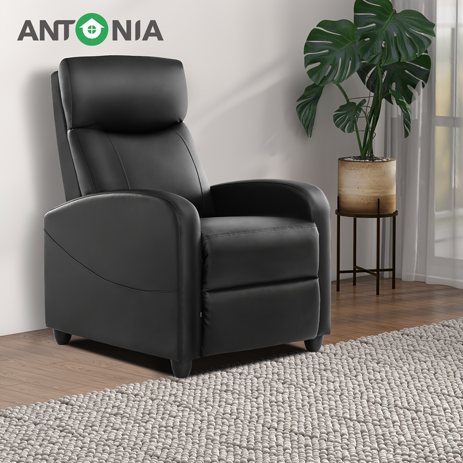 Single Pu Leather Massage Chair, Single Sofa Recliner For Adults, Ideal For Living Room And Bedroom, With Lumbar Support, Adjustable Backrest And Footrest
Single Pu Leather Massage Chair, Single Sofa Recliner For Adults, Ideal For Living Room And Bedroom, With Lumbar Support, Adjustable Backrest And Footrest