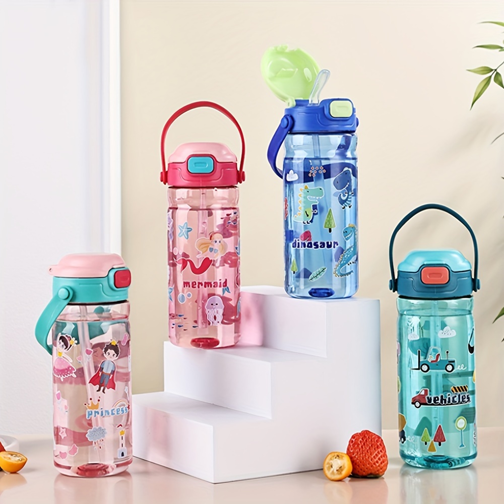 18oz/550ml Cute Cartoon Water Cup With Straw, Outdoor Travel Fitness Water Bottle, Cartoon Water Bottle With Lid
18oz/550ml Cute Cartoon Water Cup With Straw, Outdoor Travel Fitness Water Bottle, Cartoon Water Bottle With Lid