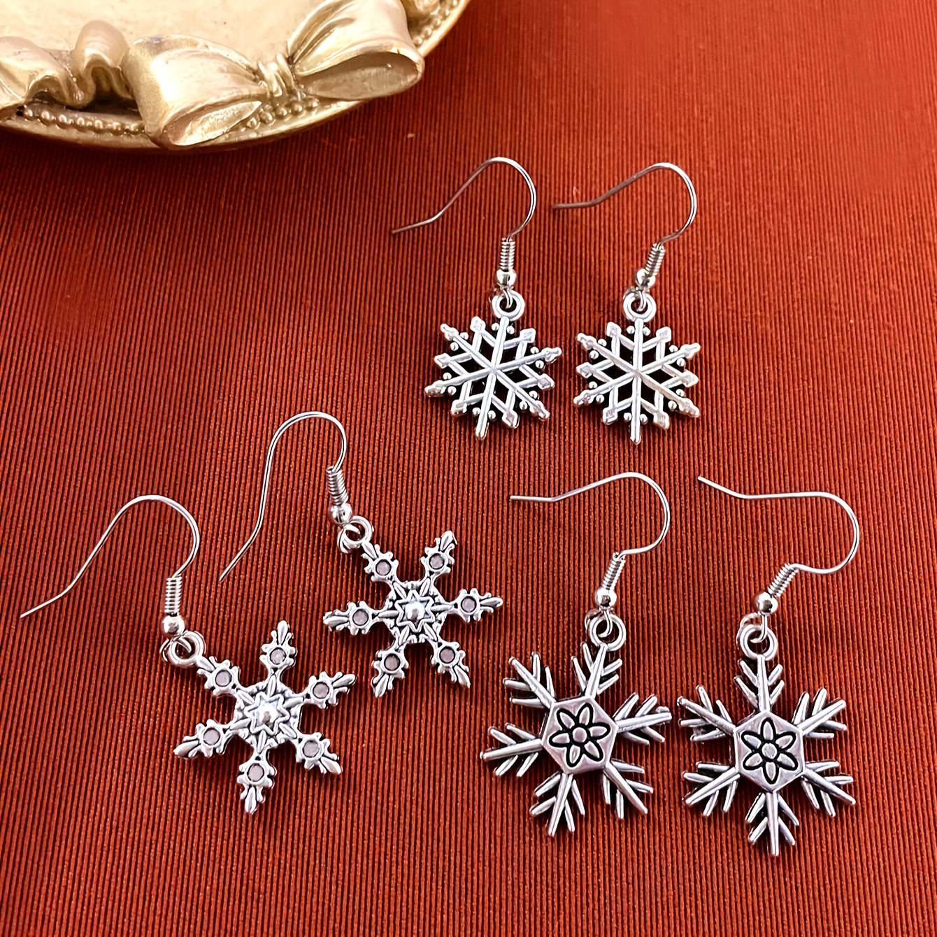 6pcs Vintage Dangle Earrings Set - Iron , & Christmas Gifts, Christmas Earrings, Metal, Hollow, Punk Style, Best For Christmas
6pcs Vintage Dangle Earrings Set - Iron , & Christmas Gifts, Christmas Earrings, Metal, Hollow, Punk Style, Best For Christmas