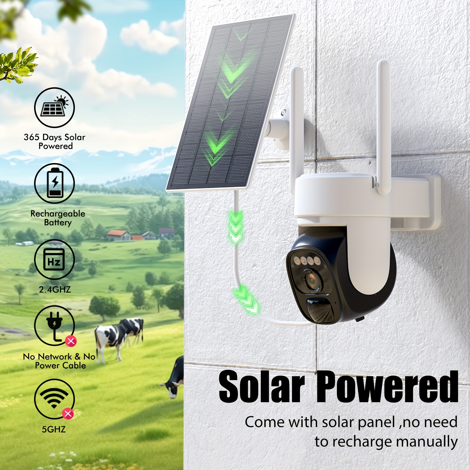 Wireless , 2k 360° Low , 2.4g , Ptz Ai Detection, , , Cloud , Application Connection.
Wireless , 2k 360° Low , 2.4g , Ptz Ai Detection, , , Cloud , Application Connection.