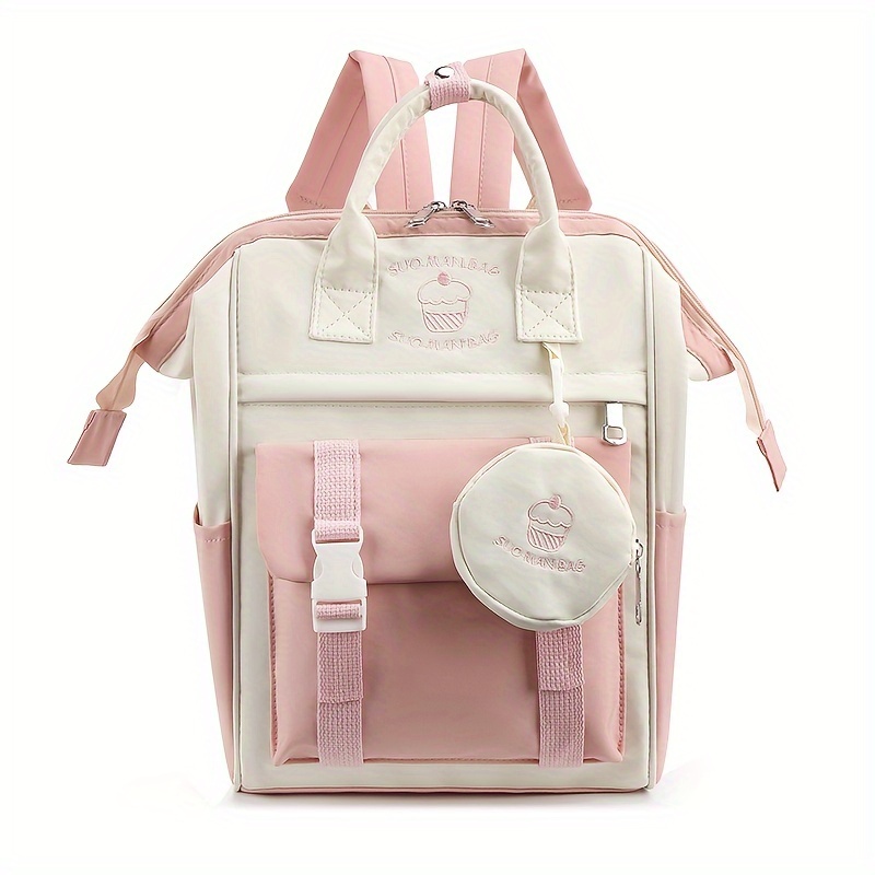 Chic Large-capacity Women's Backpack - Polyester, Adjustable Straps, Lightweight For School &
Chic Large-capacity Women's Backpack - Polyester, Adjustable Straps, Lightweight For School &
