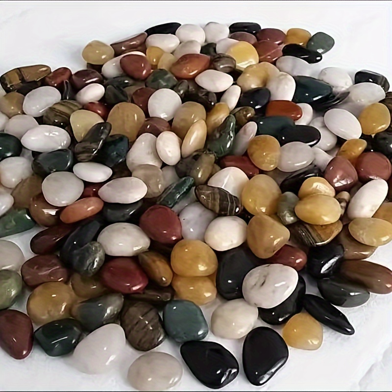 Natural River Pebbles 900g Mixed Polished Stones For Aquariums, Potted Plants, And Garden Landscaping Decor
Natural River Pebbles 900g Mixed Polished Stones For Aquariums, Potted Plants, And Garden Landscaping Decor