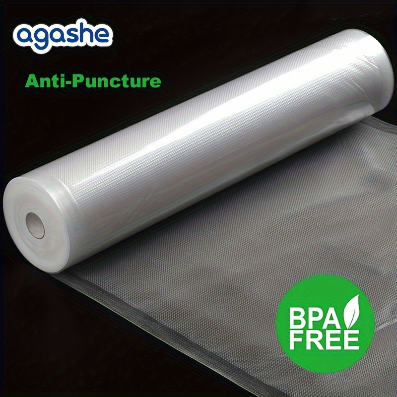 1 Roll Agashe Heavy Duty Vacuum Sealer Bags, Puncture Prevention, Anti-puncture & Heat Resistant, 5m Long, Customizable Length, Ideal For Food Storage, Meal Prep, Steak, And Sous Vide Cooking
1 Roll Agashe Heavy Duty Vacuum Sealer Bags, Puncture Prevention, Anti-puncture & Heat Resistant, 5m Long, Customizable Length, Ideal For Food Storage, Meal Prep, Steak, And Sous Vide Cooking