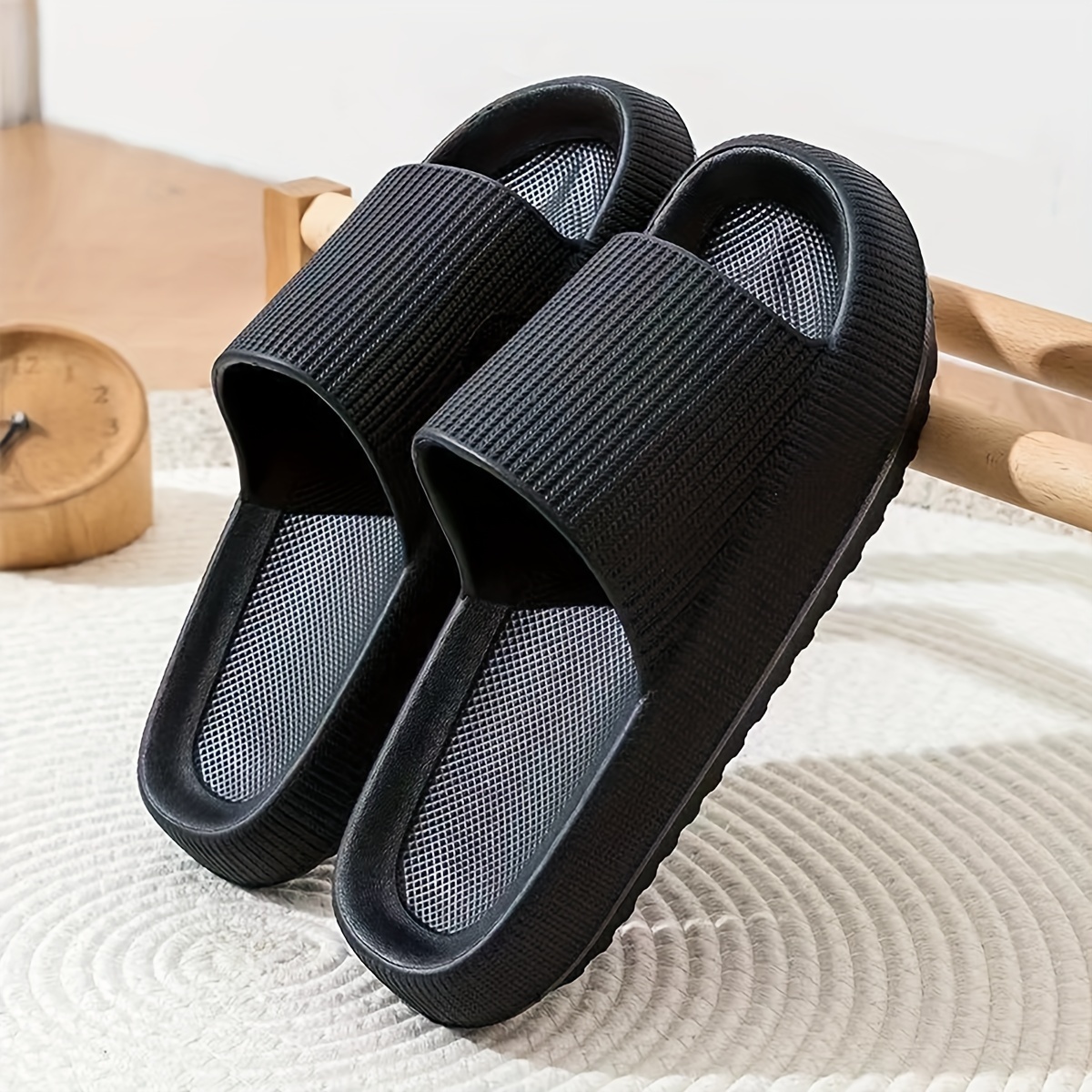 Casual Solid Color Eva Slippers - Slip-on , Universal Fit, Lightweight, Non-slip Sole Indoor & Outdoor Slides
Casual Solid Color Eva Slippers - Slip-on , Universal Fit, Lightweight, Non-slip Sole Indoor & Outdoor Slides
