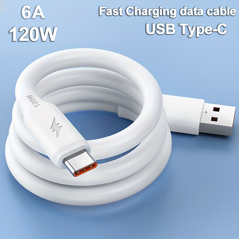 120w 6a Super Fast Charging Soft Silicone Usb Type C Charge Cable For Samsung Galaxy A24 A54 A14 A13 S23 S22 Xiaomi 13 Redmi K50 P40 Phone Accessories Charger Usb C Cord
120w 6a Super Fast Charging Soft Silicone Usb Type C Charge Cable For Samsung Galaxy A24 A54 A14 A13 S23 S22 Xiaomi 13 Redmi K50 P40 Phone Accessories Charger Usb C Cord