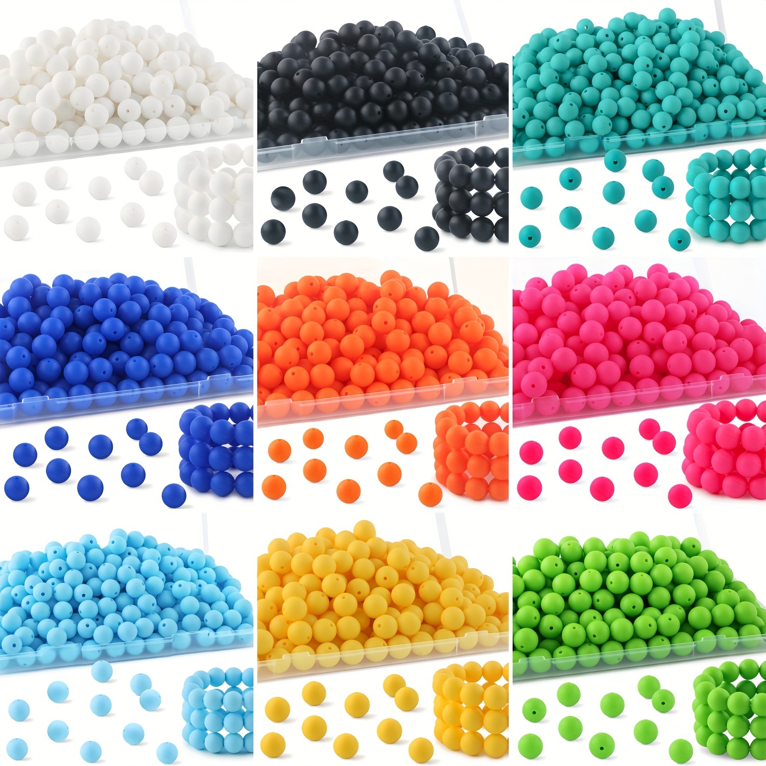 20pcs 15mm Multicolor Silicone Beads - Perfect For Diy Keychains, Bracelets, Necklaces & Craft Pens Beads For Jewelry Making Silicone Beads
20pcs 15mm Multicolor Silicone Beads - Perfect For Diy Keychains, Bracelets, Necklaces & Craft Pens Beads For Jewelry Making Silicone Beads