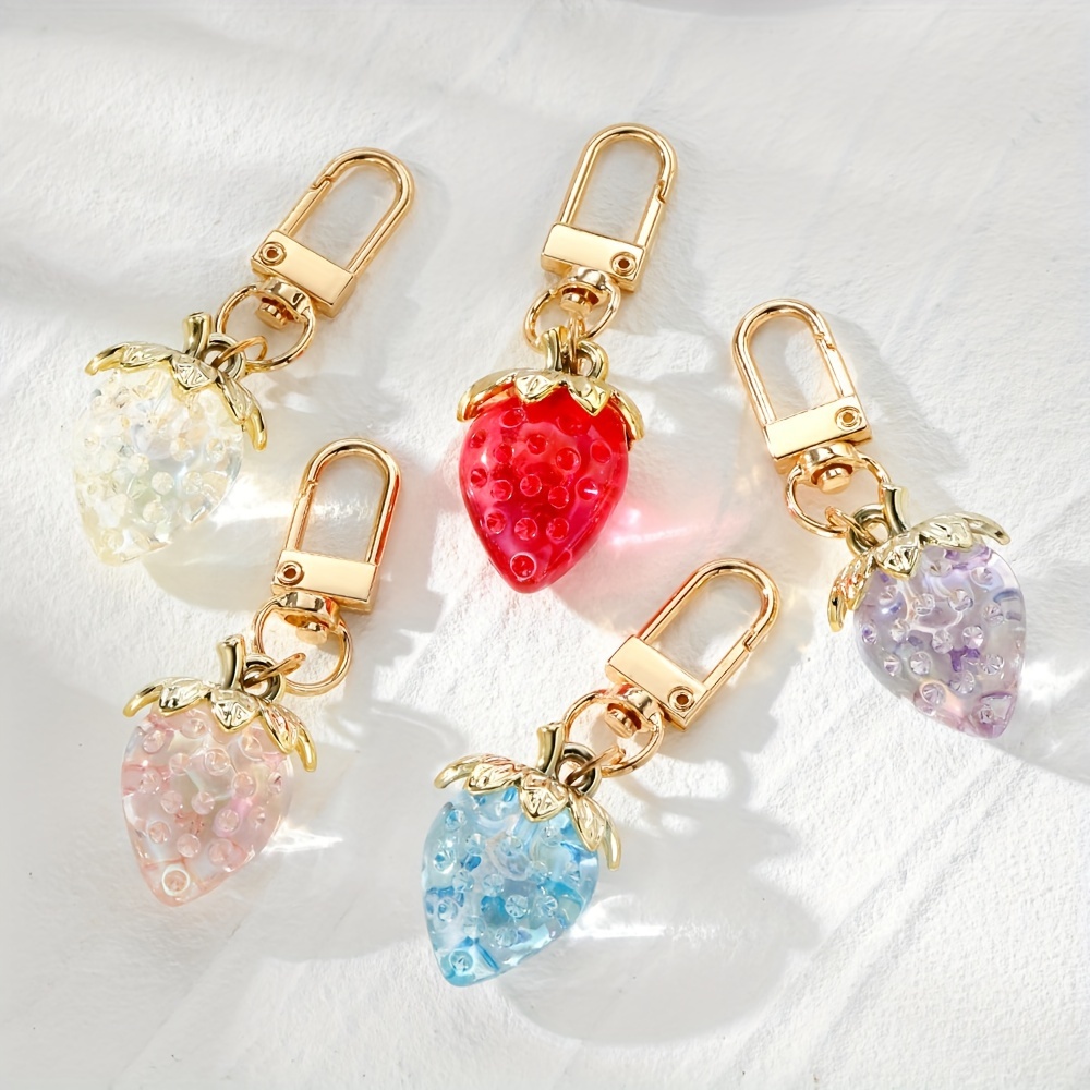Festive Cute Strawberry Keychain: Abs Resin Charm For Men And Women - Perfect Gift For Lovers
Festive Cute Strawberry Keychain: Abs Resin Charm For Men And Women - Perfect Gift For Lovers