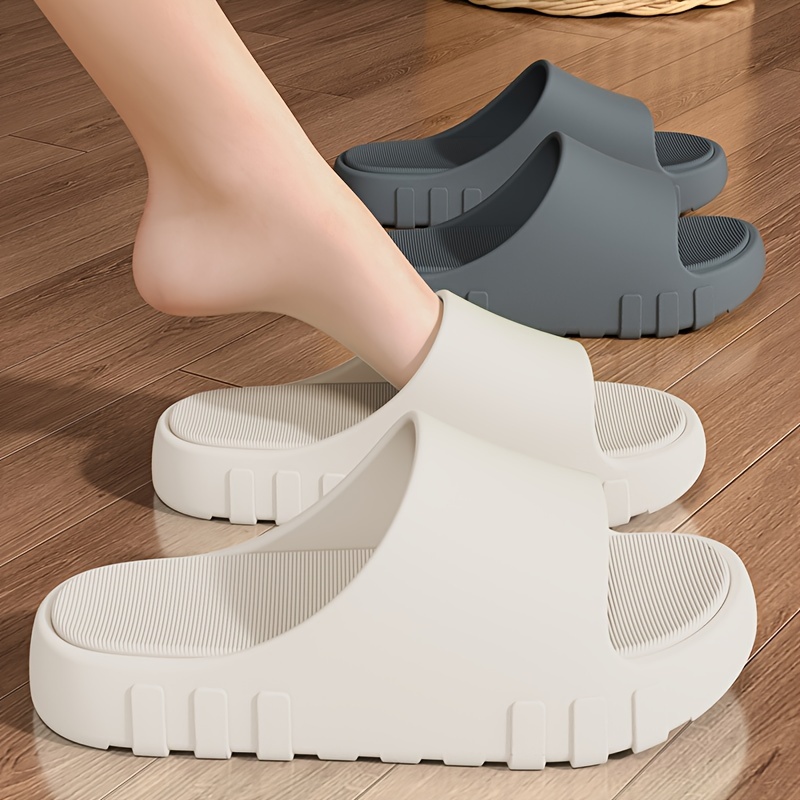 Simple Solid Color Slides, Casual Open Toe Soft Sole Shoes, Comfortable Indoor Home Bathroom Slides
Simple Solid Color Slides, Casual Open Toe Soft Sole Shoes, Comfortable Indoor Home Bathroom Slides