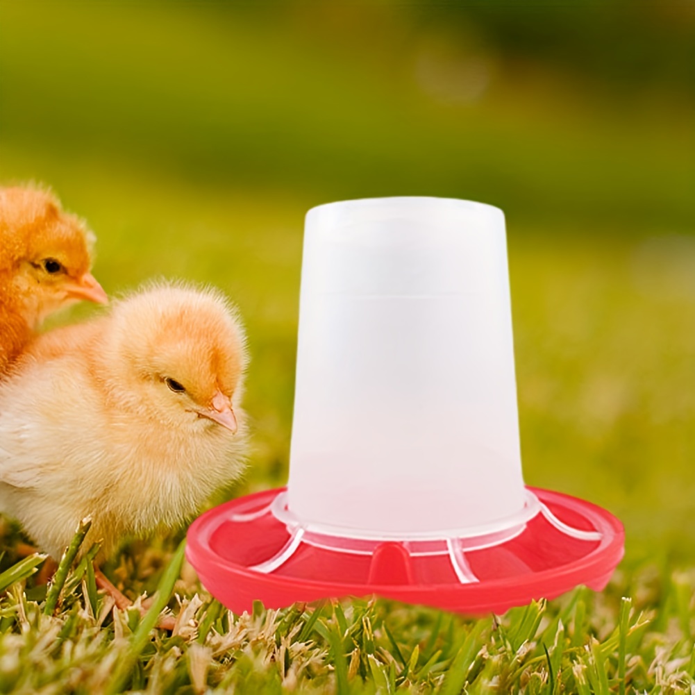 Plastic Poultry Waterer, Automatic Chicken Feeder Set For Hens Ducks, Easy Fill Practical Farm Supplies, Red And White, 10.2cm/4.02in Base
Plastic Poultry Waterer, Automatic Chicken Feeder Set For Hens Ducks, Easy Fill Practical Farm Supplies, Red And White, 10.2cm/4.02in Base