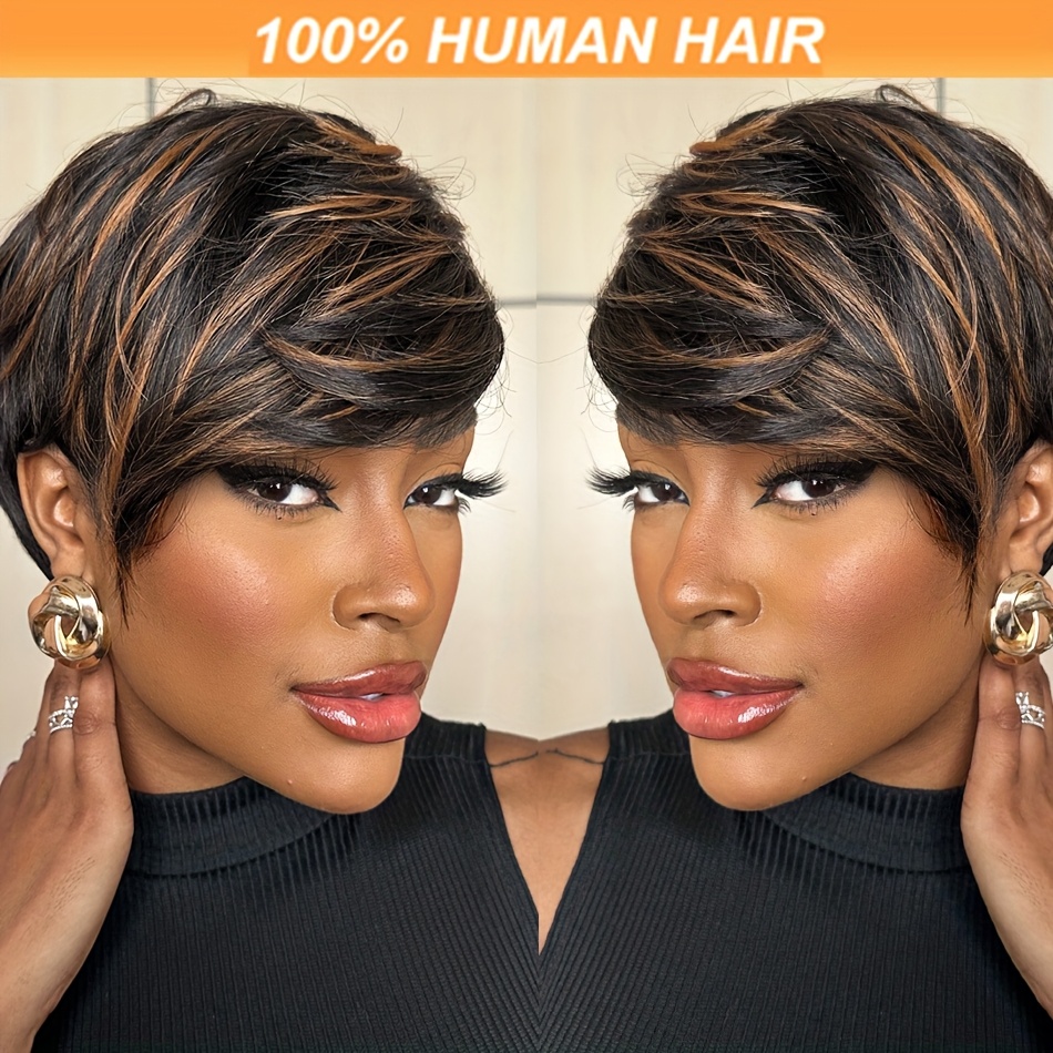 Chic Cut Wig For Women - 8" Short Straight Human Hair, 180% Density With Cap, Full Machine Made - Ideal For & Cosplay, Short Cut, Human Hair Wig
Chic Cut Wig For Women - 8" Short Straight Human Hair, 180% Density With Cap, Full Machine Made - Ideal For & Cosplay, Short Cut, Human Hair Wig