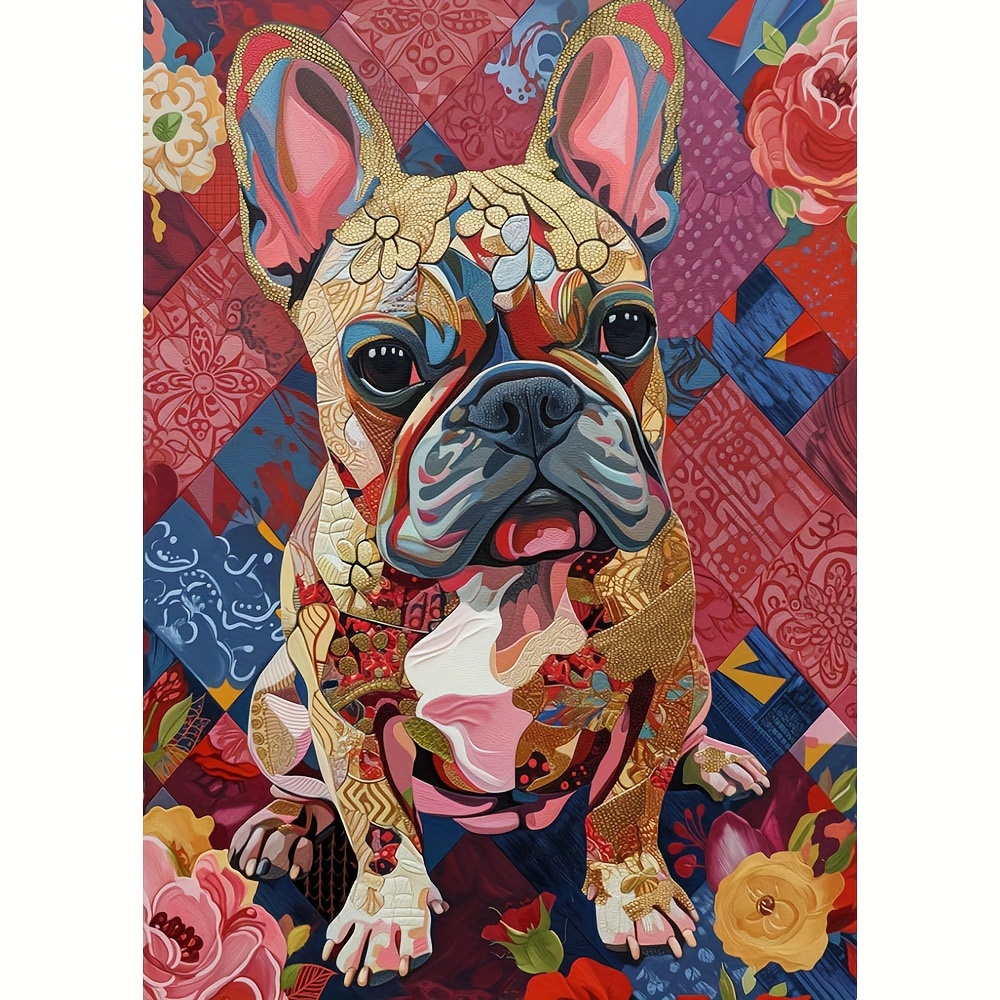 1pc Large Size 30x40cm/11.8x15.7in Without Frame Diy 5d Artificial Diamond Art Painting The Bulldog, Full Rhinestone Painting, Diamond Art Embroidery Kits, Handmade Home Room Office Decor Gift
1pc Large Size 30x40cm/11.8x15.7in Without Frame Diy 5d Artificial Diamond Art Painting The Bulldog, Full Rhinestone Painting, Diamond Art Embroidery Kits, Handmade Home Room Office Decor Gift