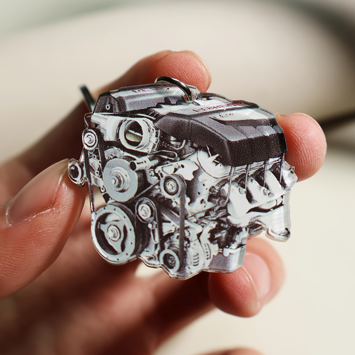 1pc, Creative Double-sided Print Acrylic 2d Engine Design, Cool And Keychain, Backpack & Wallet Pendant, Key Ring Gift Accessory
1pc, Creative Double-sided Print Acrylic 2d Engine Design, Cool And Keychain, Backpack & Wallet Pendant, Key Ring Gift Accessory