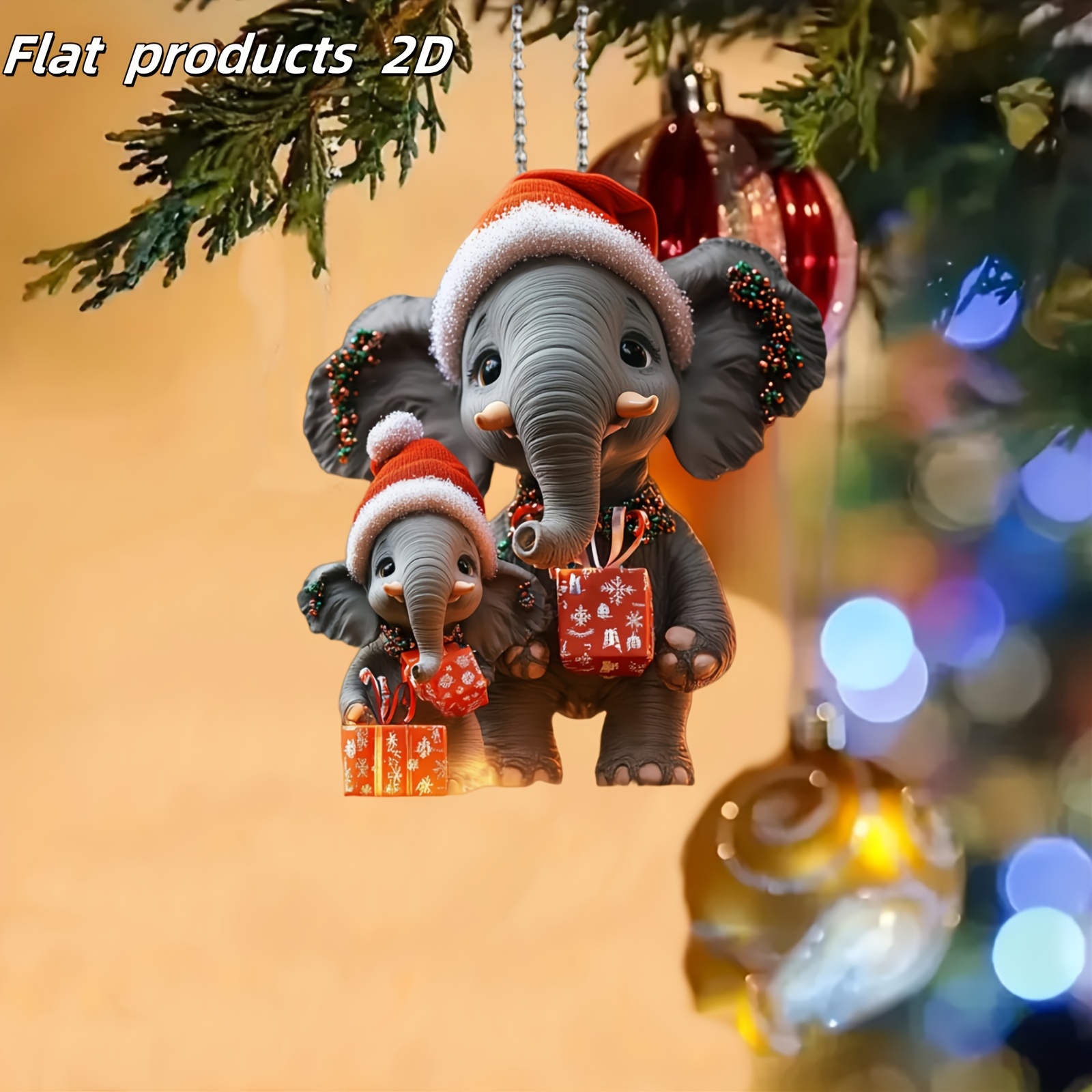1pc, 1 Elephant And Elephant. Great For Car Accessories, Key Chains, Christmas Decorations, Home Decorations, Holiday Ornaments And Small Gifts. 2d Acrylic
1pc, 1 Elephant And Elephant. Great For Car Accessories, Key Chains, Christmas Decorations, Home Decorations, Holiday Ornaments And Small Gifts. 2d Acrylic