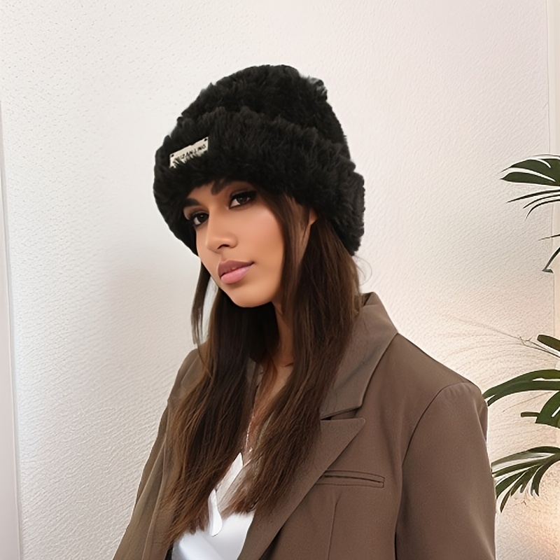 Winter Warm Hat-ladies Warm Pile Knit Hat, With Ear Protection, Suitable For Outdoor Activities Winter Hat
Winter Warm Hat-ladies Warm Pile Knit Hat, With Ear Protection, Suitable For Outdoor Activities Winter Hat