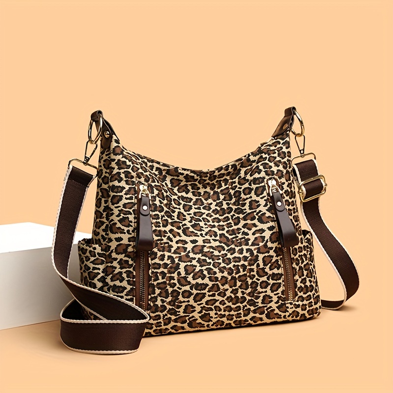 Elegant Women's Leopard Print Large Capacity Crossbody Bag With Adjustable Shoulder Strap, Zipper Closure, Multi-, , Lightweight Fabric With Polyester , For Daily , Travel, And Shopping
Elegant Women's Leopard Print Large Capacity Crossbody Bag With Adjustable Shoulder Strap, Zipper Closure, Multi-, , Lightweight Fabric With Polyester , For Daily , Travel, And Shopping