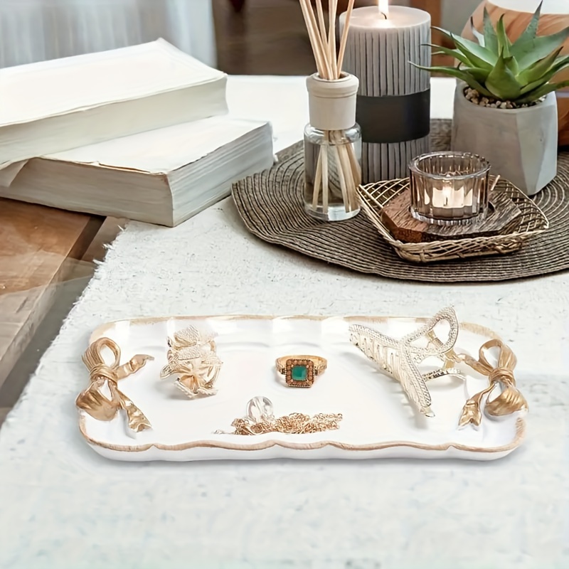 1pc Bow Tray, Fruit Dessert Plate Resin Crafts, Cake Tray, Jewelry Storage Dessert Tray
1pc Bow Tray, Fruit Dessert Plate Resin Crafts, Cake Tray, Jewelry Storage Dessert Tray
