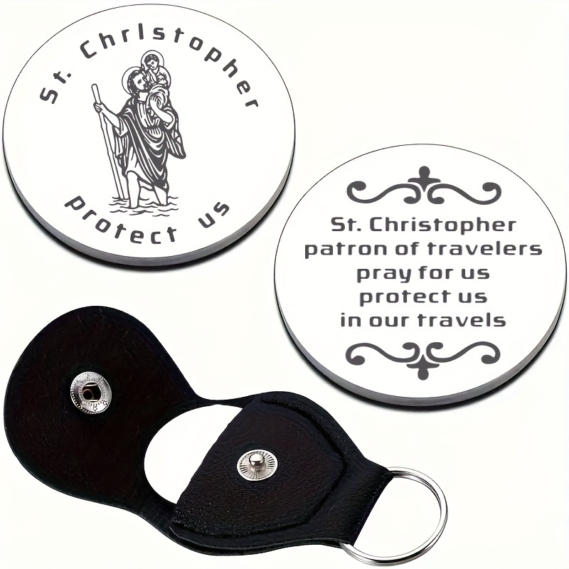 1pc Us Pocket Token Coin - Stainless Steel, With Leather Keychain - Ideal Safety Gift For Drivers, Christmas, Back To School, Graduation
1pc Us Pocket Token Coin - Stainless Steel, With Leather Keychain - Ideal Safety Gift For Drivers, Christmas, Back To School, Graduation