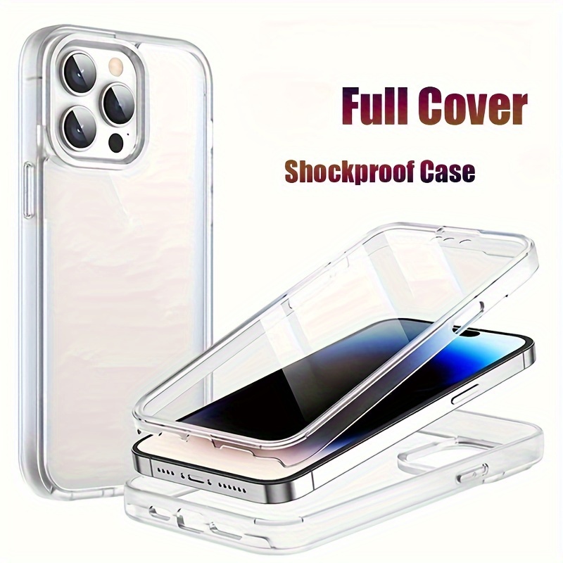 360 Full Body Protection Shockproof Transparent Case For Iphone 15 14 13 12 Pro Max 15 14 Plus Pc+tpu Cover
360 Full Body Protection Shockproof Transparent Case For Iphone 15 14 13 12 Pro Max 15 14 Plus Pc+tpu Cover