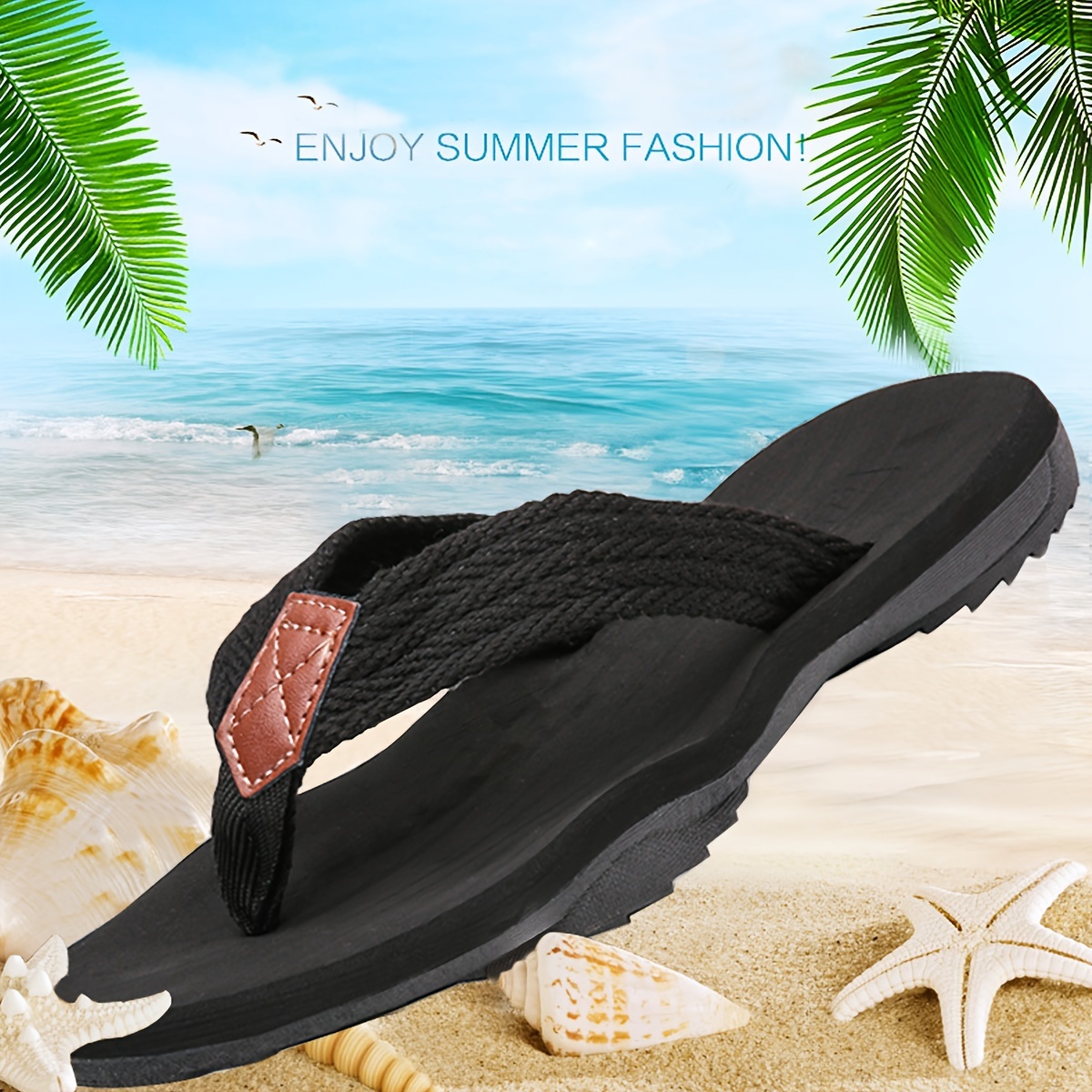 Men's Beach Sandals, Casual And Non-slip, With Fabric , Suitable For Indoor And Outdoor Walking, Ideal For Spring And Summer
Men's Beach Sandals, Casual And Non-slip, With Fabric , Suitable For Indoor And Outdoor Walking, Ideal For Spring And Summer