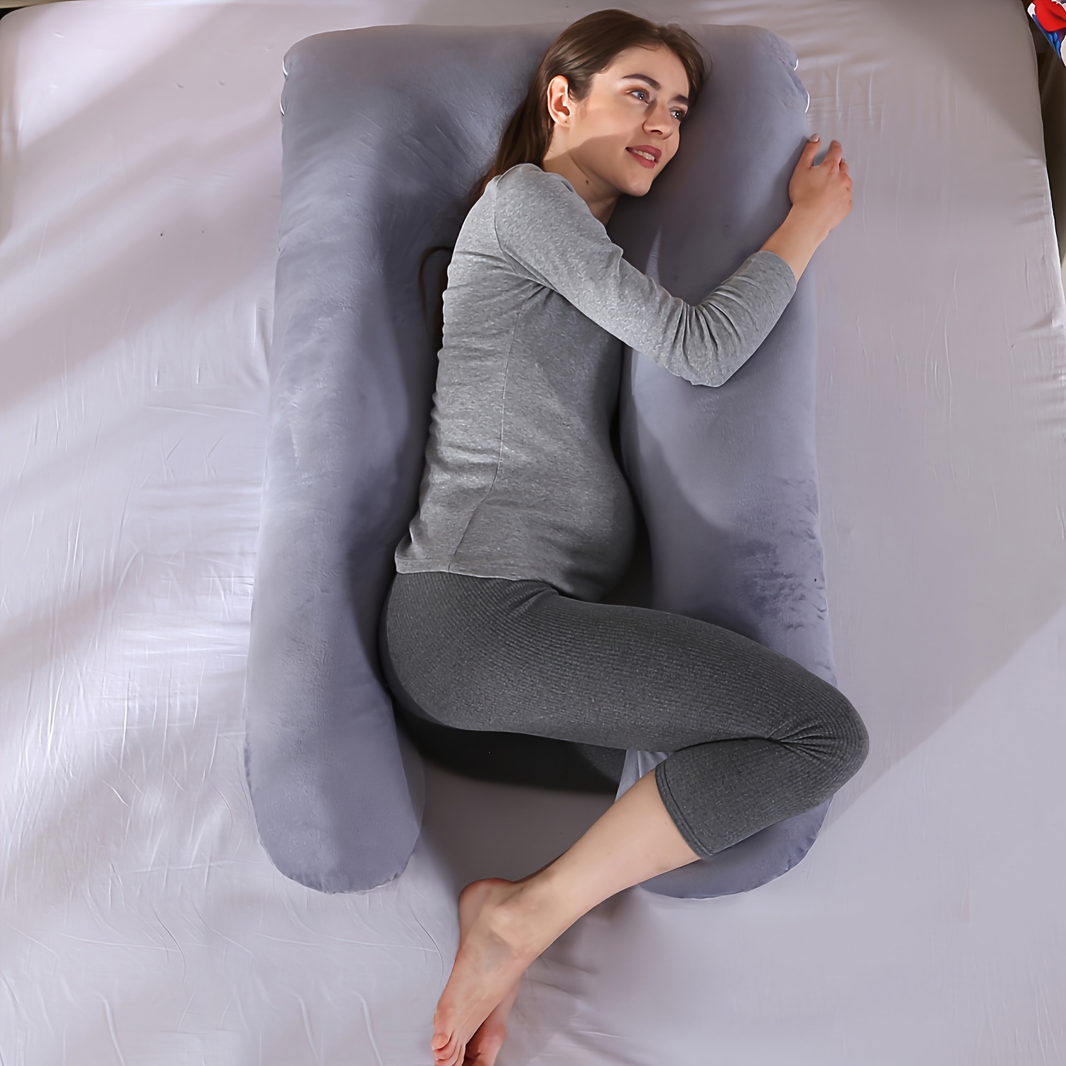 1pc Maternity Pillow, Removable And Washable U-shaped Pillow, Large Cushion Waist Pillow, Throw Pillow
1pc Maternity Pillow, Removable And Washable U-shaped Pillow, Large Cushion Waist Pillow, Throw Pillow