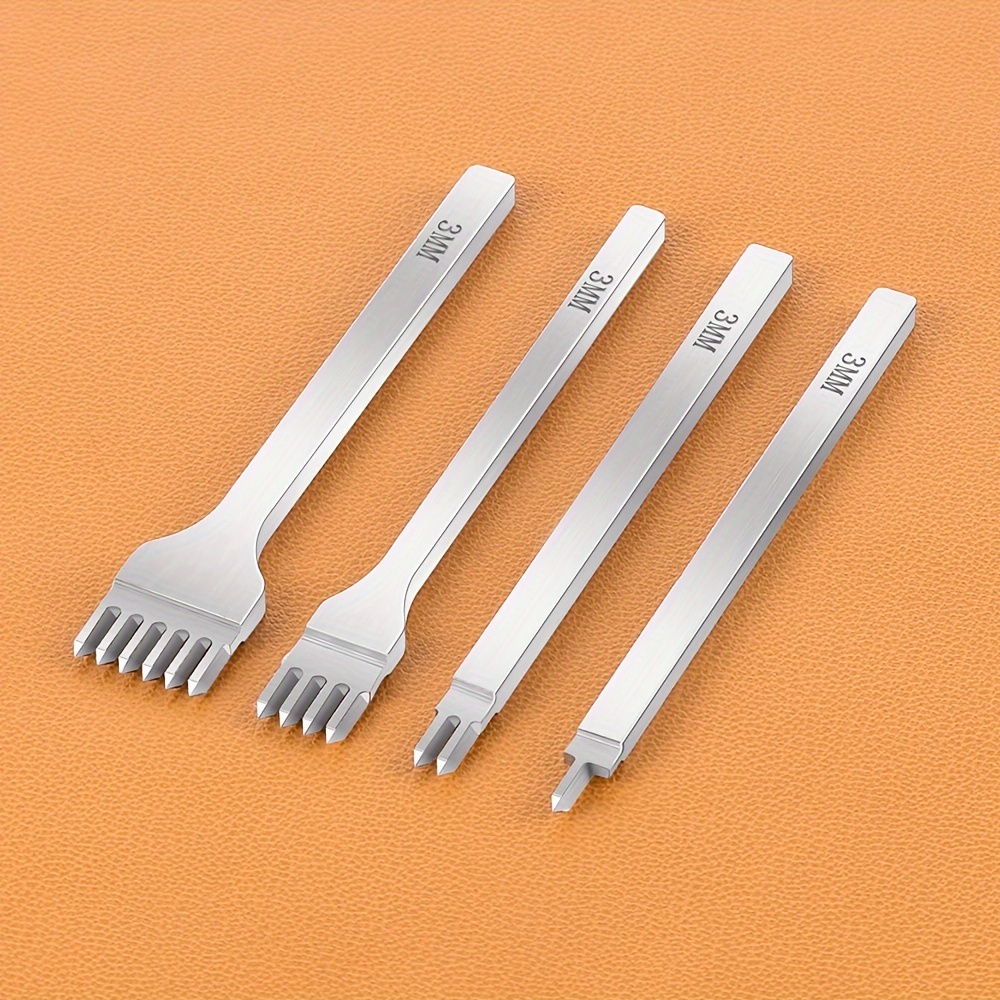 Stainless Steel Leathercraft Hole Punch Set, Manual , Die Cuts For Diy Leatherworking, Belt, Wristband Sewing
Stainless Steel Leathercraft Hole Punch Set, Manual , Die Cuts For Diy Leatherworking, Belt, Wristband Sewing
