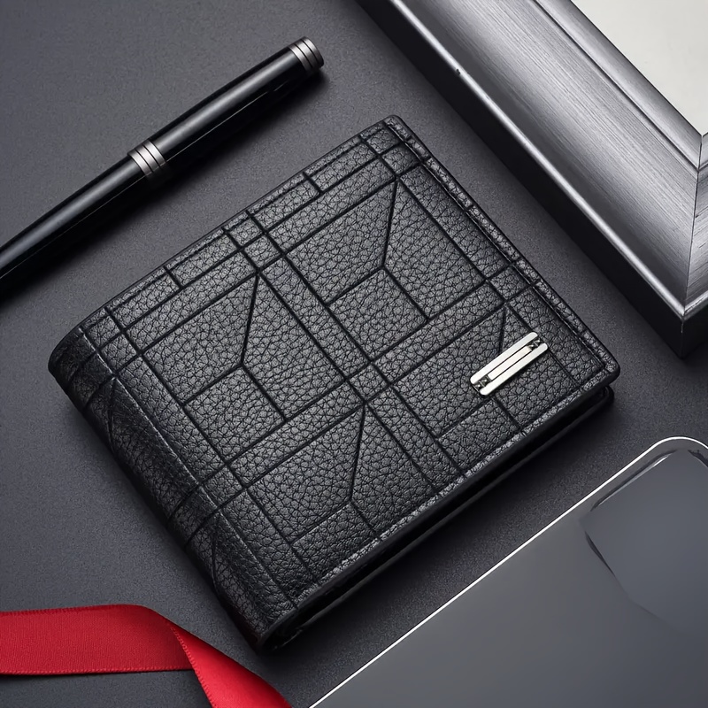 1pc Elegant Pu Leather Slim Design Wallet, Large Capacity Wallet With Multi-card Slots, Perfect Gift For Men
1pc Elegant Pu Leather Slim Design Wallet, Large Capacity Wallet With Multi-card Slots, Perfect Gift For Men